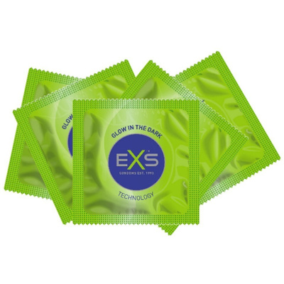 Prezerwatywy Świecące w Ciemności - EXS Glow In The Dark 5 szt.