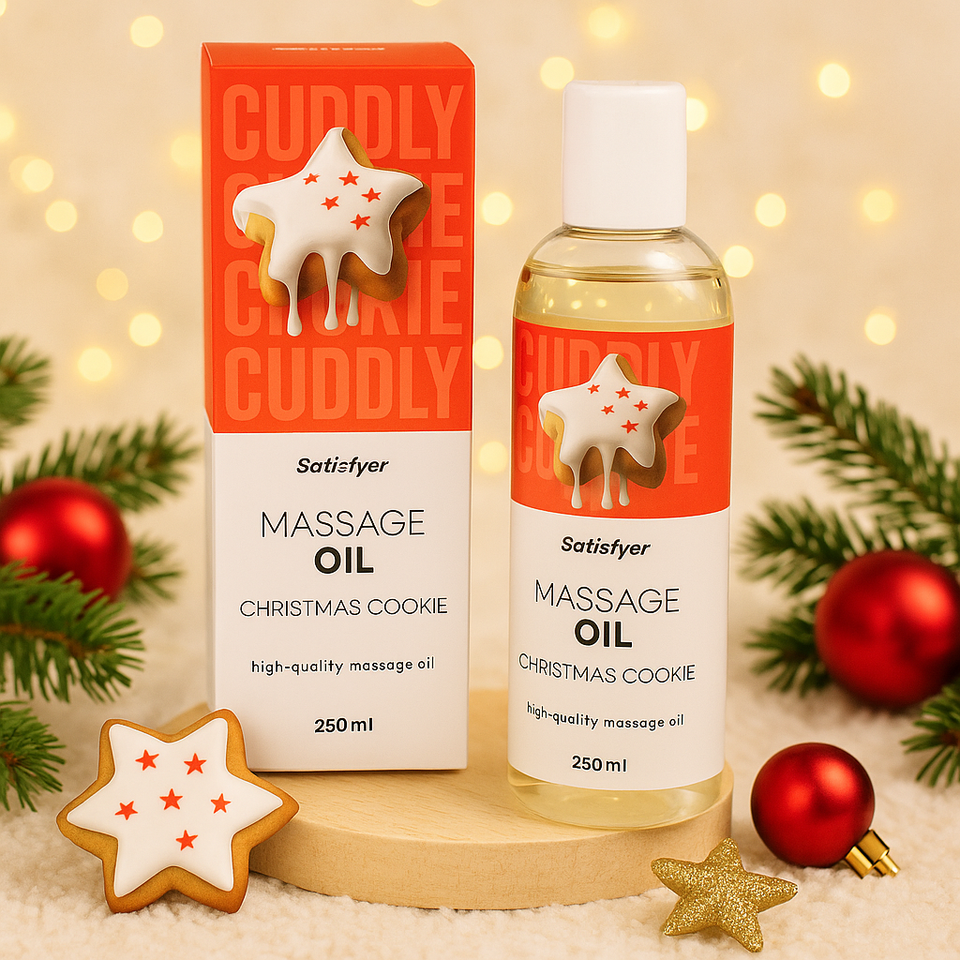 Olejek Do Masażu O Zapachu Ciasteczek Satisfyer Christmas Cookie 250 Ml