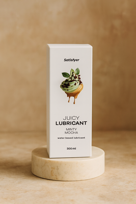 Lubrykant wodny o aromacie mokki i mięty Satisfyer Minty Mocha 300 ml