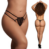 Stringi Faye Idealnie dopasowane paseczkowe - Lace Thong 09 Le Désir