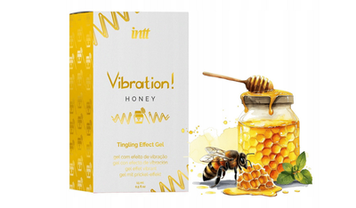 INTT Honey Vibration 15ml – Płynny Wibrator Miodowy z Efektem Ciepła!