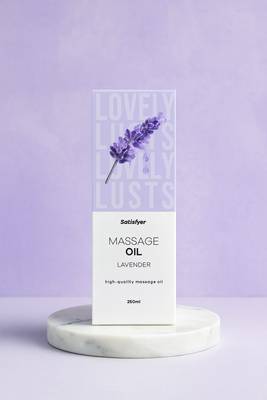 Olejek do masażu o zapachu lawendy Satisfyer Lavender 250 ml