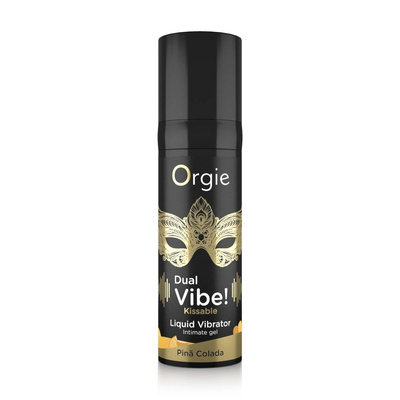 Wibrator W Płynie ORGIE Dual Vibe 15ml – Smak Pina Colada, Efekt Mrowienia!