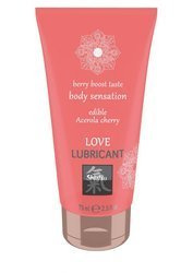 Shiatsu Żel poślizgowy, jadalny i smakowy - Love Lubricant Acerola Cherry 75 ml