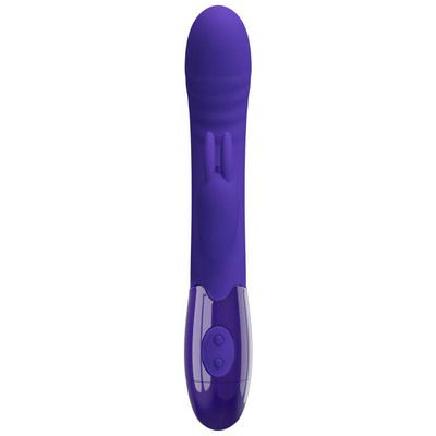 Wibrator Rabbit Cerberus Purple USB Silikon G-Spot Łechtaczka!
