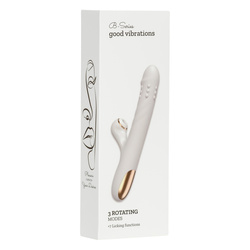 Good Vibrations 00079 – Wielofunkcyjny Wibrator Ssąco-Rotacyjny i Liżący 23,5 cm
