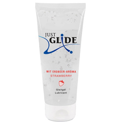 Żel Lubrykant Do Seksu Just Glide Strawberry 200 ml o Smaku Truskawkowym