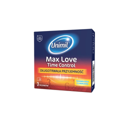 Unimil Max Love 3 szt. – prezerwatywy przedłużające stosunek