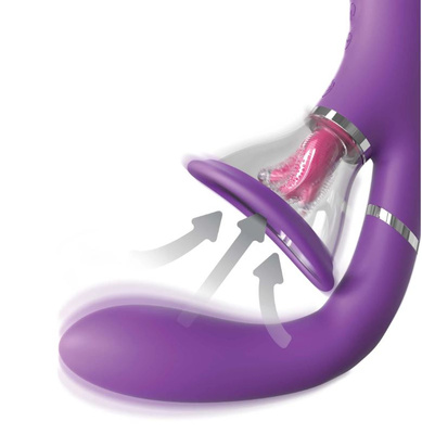 Wibrator stymulator 4-w-1 z silikonu premium - Her Ultimate Pleasure Pro