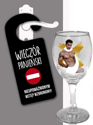 Zestaw na Wieczór Panieński Look at Me – Kieliszek Termoczuły z Zawieszką