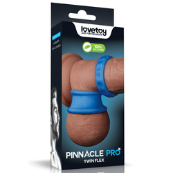 Pinnacle Pro Twin Flex Stretcher – zestaw ringów na penisa i jądra