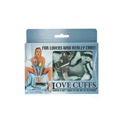  Wytrzymałe Kajdany w Zeberkę - Love Cuffs Zebra