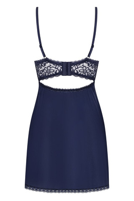Granatowa Babydoll i Stringi - Obsessive Drimera