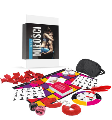 Gra Miłości – Bogaty Planszowy Komplet Erotyczny dla Par