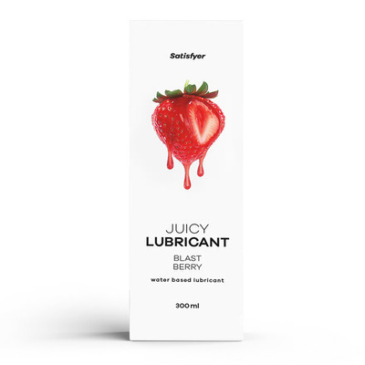 Lubrykant wodny o zapachu truskawki Satisfyer Berry Blast 300 ml