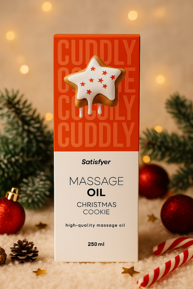 Olejek Do Masażu O Zapachu Ciasteczek Satisfyer Christmas Cookie 250 Ml