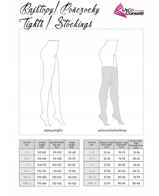 Zmysłowe Rajstopy W Groszki Manimona 20 DEN z Imitacją Pończoch