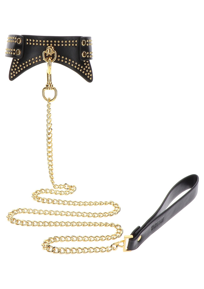 Ekskluzywna Obróżka Ze Smyczą Vogue Studded Collar And Leash Taboom 17423