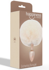 ToyJoy Happiness Enchanting – Korek Analny z Białym Puszystym Ogonkiem