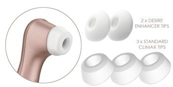 Zestaw 5 Nakładek Wymiennych do Stymulatora Łechtaczki Satisfyer Pro 2