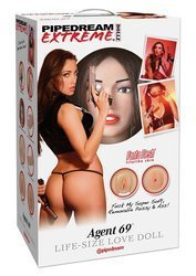 Piękna Brunetka Dmuchana Lala 3D do Kochania - Agent 69