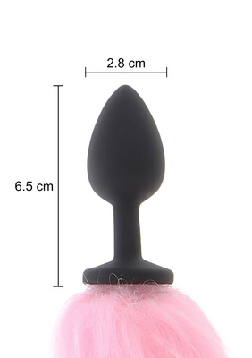 Taboom 17209 – Korek Analny z Ogonem Jednorożca LED Unicorn Tail Plug BDSM