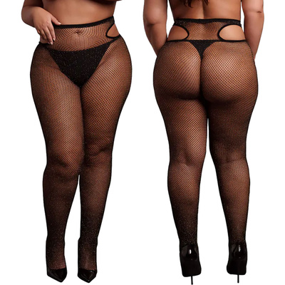 Połyskujące Rajstopy z Wycięciami i Złotym Brokatem 75 Le Désir