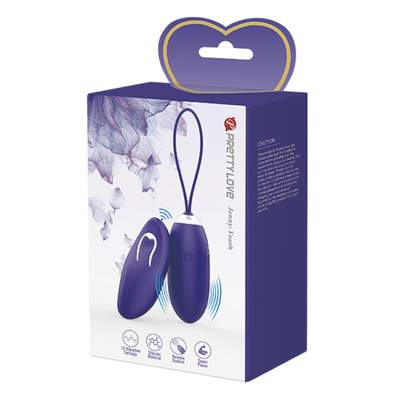Pretty Love – Jenny Jajko Wibrujące z Pilotem, 12 Trybów, Ładowanie USB