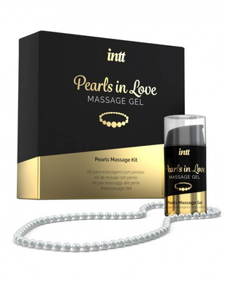 INTT Pearls in Love – Naszyjnik i Żel do Masażu Erotycznego z Pereł!