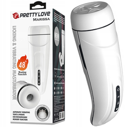 Pretty Love Marissa – Masturbator Męski z 12 Trybami Wibracji i 7 Trybami Lizania
