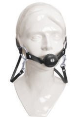 Knebel mały ze smyczą Leder 8020