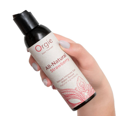 Lubrykant ORGIE STRAWBERRY 150ml – Smak Truskawki, Wodny, Ultrapoślizgowy!
