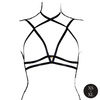 Biustonosz z Odkrytymi Miseczkami Strappy Open Cup Bra Harness Le Désir 02