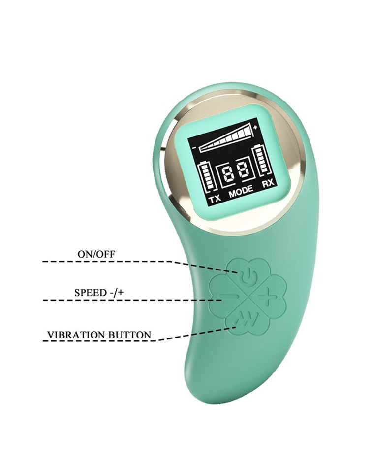 Wibrujace Jajko Sterowane Pilotem Vivian Egg Green Jajko Do Seksu