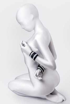 Anonymo Wrist Cuffs No 0107 – dwukolorowe kajdanki na nadgarstki