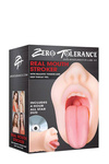 Masturbator USTA Real Mouth Stroker Zero Tolerance + Pierścień GRATIS!