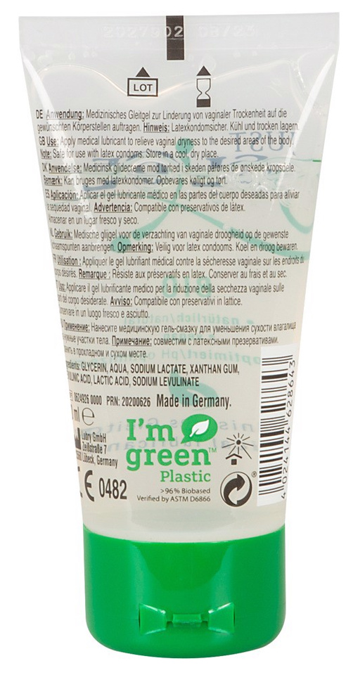 Żel Lubrykant Nawilżający Do Seksu Just Glide Bio 50 Ml