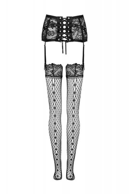 Jelly LivCo Corsetti – Wysoki pas z pończochami kabaretki