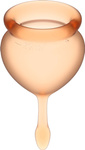 Miseczka Menstruacyjna Satisfyer Feel Good – Zestaw 2 Kubeczków (15 ml i 20 ml)