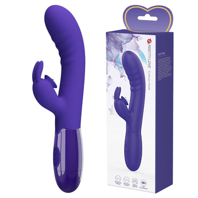 Wibrator Rabbit Cerberus Purple USB Silikon G-Spot Łechtaczka!