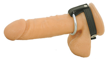 Nakładka na penisa z kółkiem Leder 7007