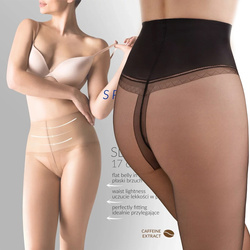 Rajstopy Slimmer 17 den – Cienkie Rajstopy Wyszczuplające Gabriella 716