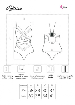 Body Kylssiam LivCo Corsetti Fashion – Nietuzinkowa Koronka z Otwartym Biustem