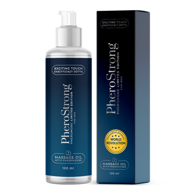 PheroStrong Limited Edition For Men – Olejek do Masażu z Feromonami 100 ml