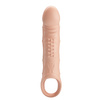 Nasadka na penisa z uprzężą i wibracją, 10 trybów Pretty Love Brad 
