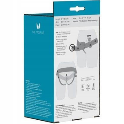 Długa Męska Proteza Penisa z Wibracją - The Extender Plus Vibrating Strap-On