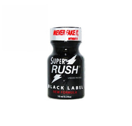 Poppers Rush Ultra Strong Black Label 10 ml – czyścik do skóry