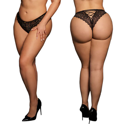 Stringi Le Désir Zoe – Koronkowe majteczki z otwartym krokiem 04