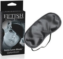 Satynowa Maska na Oczy Fetish Satin Love Mask Limited Edition
