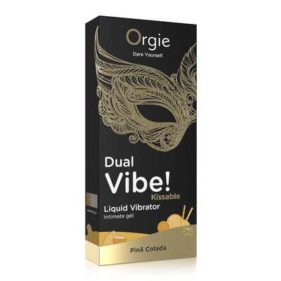 Wibrator W Płynie ORGIE Dual Vibe 15ml – Smak Pina Colada, Efekt Mrowienia!